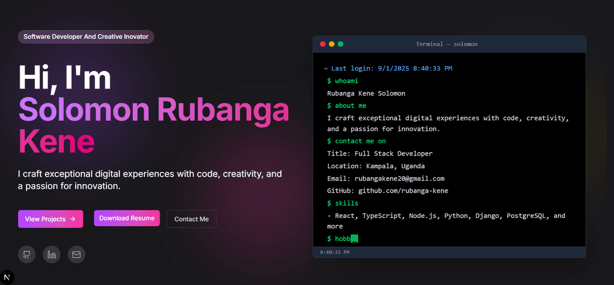 My Portfolio Website