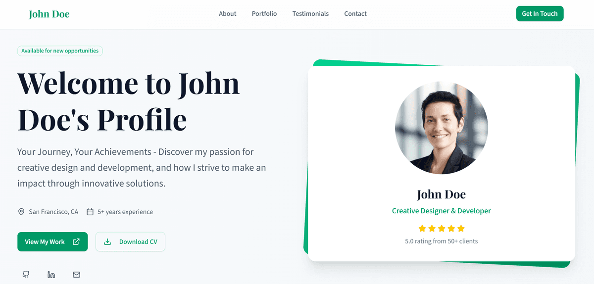 Portfolio - Minimalist